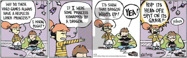 Wallace the Brave on Monday March 18, 2019 Comic Strip