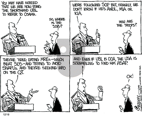 Stuart Carlson on Tuesday December 18, 2001 Comic Strip