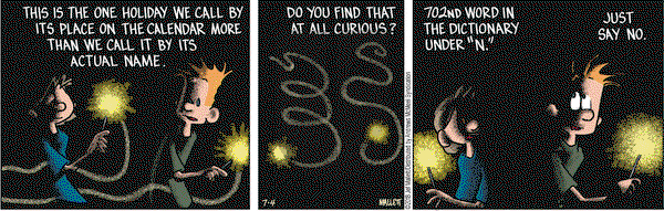 Frazz on Wednesday July 4, 2018 Comic Strip