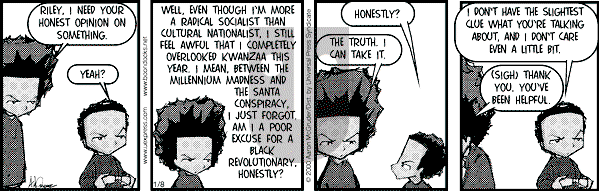 The Boondocks on Saturday August 11, 2007 Comic Strip