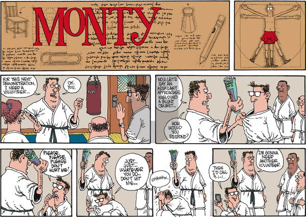 Monty on Sunday September 1, 2013 Comic Strip