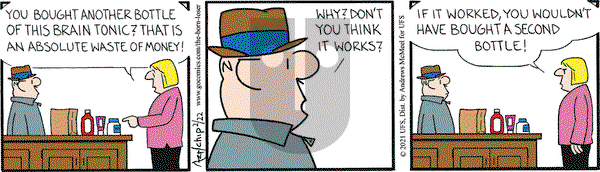 The Born Loser on Monday February 22, 2021 Comic Strip