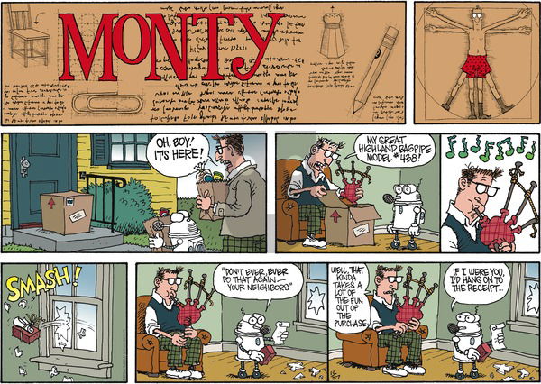 Monty on Sunday October 27, 2013 Comic Strip