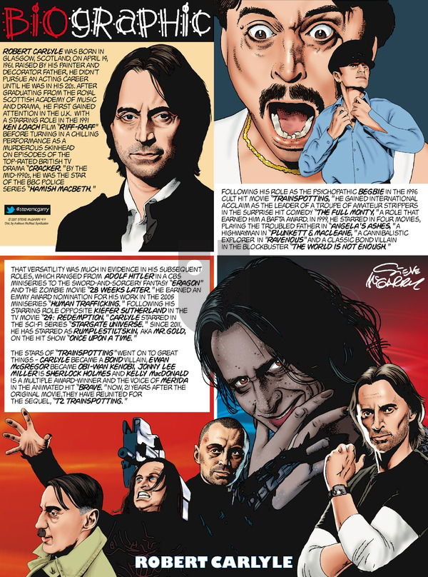 Biographic on Sunday April 9, 2017 Comic Strip