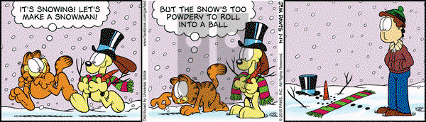 Garfield on Wednesday January 14, 2015 Comic Strip