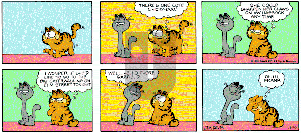 Garfield on Sunday November 30, 1980 Comic Strip