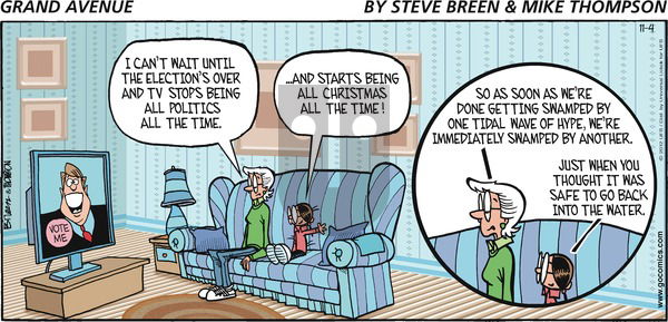 Grand Avenue on Sunday November 4, 2012 Comic Strip