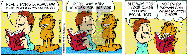 Garfield on Tuesday October 28, 1997 Comic Strip