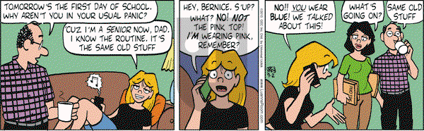Luann on Monday September 2, 2013 Comic Strip