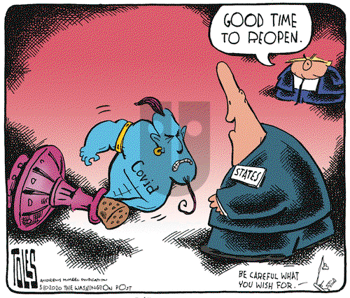 Tom Toles on Thursday May 21, 2020 Comic Strip