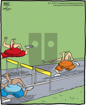 In the Bleachers on Saturday August 5, 2017 Comic Strip