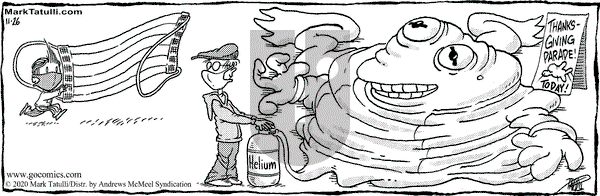 Lio on Thursday November 26, 2020 Comic Strip