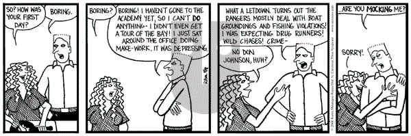 Clear Blue Water on Tuesday April 18, 2006 Comic Strip