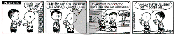Peanuts on Saturday August 1, 1953 Comic Strip