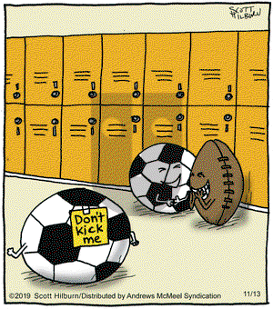 The Argyle Sweater on Wednesday November 13, 2019 Comic Strip