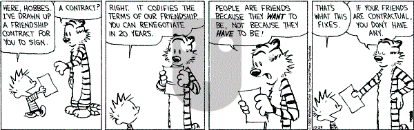 Calvin and Hobbes - Friday October 29, 1993 Comic Strip