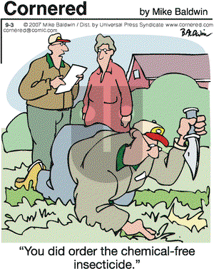 Cornered on Monday September 3, 2007 Comic Strip