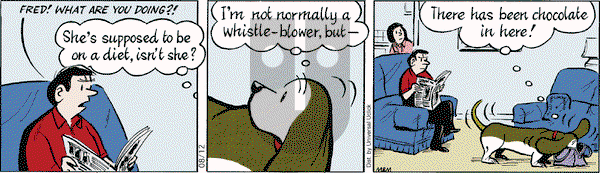Fred Basset on Monday August 12, 2013 Comic Strip