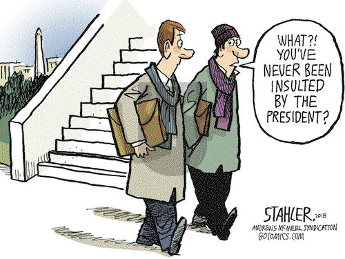 Jeff Stahler on Tuesday February 6, 2018 Comic Strip