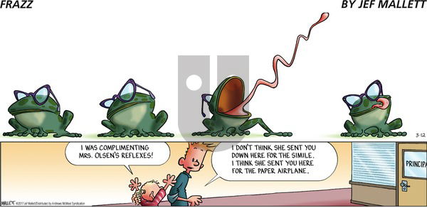 Frazz on Sunday March 12, 2017 Comic Strip