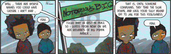 The Boondocks on Tuesday October 17, 2006 Comic Strip