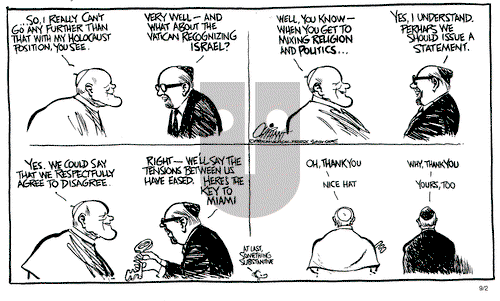 Pat Oliphant on Wednesday September 2, 1987 Comic Strip