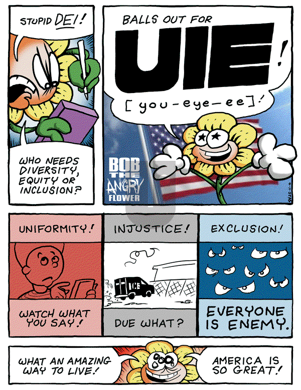 Bob the Angry Flower on Monday April 7, 2025 Comic Strip