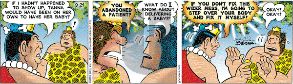 Alley Oop on Saturday September 24, 2016 Comic Strip