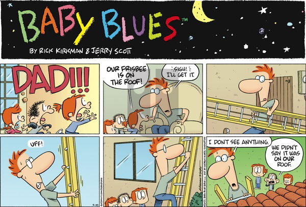 Baby Blues on Sunday April 10, 2022 Comic Strip