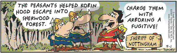 Frank and Ernest on Saturday September 1, 2007 Comic Strip
