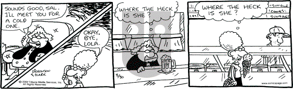 Lola on Friday August 30, 2002 Comic Strip