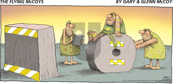 The Flying McCoys on Sunday March 22, 2015 Comic Strip