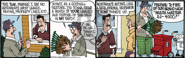 Monty on Monday October 8, 2018 Comic Strip