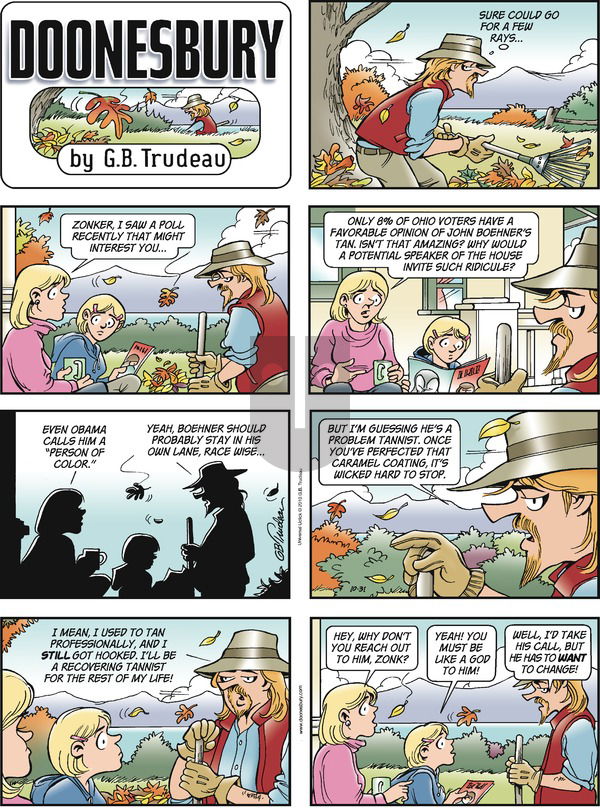Doonesbury on Sunday October 31, 2010 Comic Strip