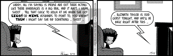 The Boondocks on Saturday January 21, 2012 Comic Strip