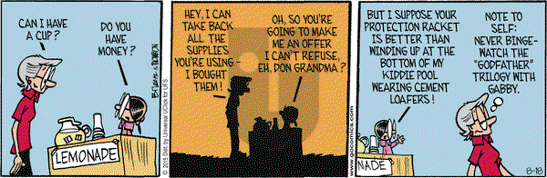 Grand Avenue on Tuesday August 18, 2015 Comic Strip