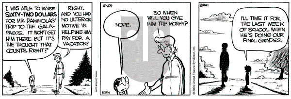 Grand Avenue on Saturday May 28, 2005 Comic Strip