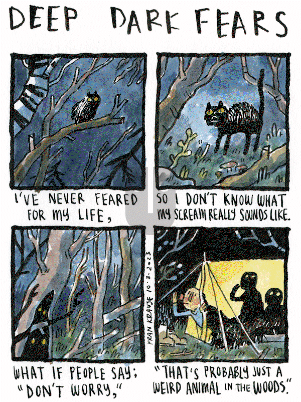Deep Dark Fears on Monday March 25, 2024 Comic Strip
