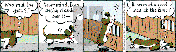 Fred Basset on Friday July 10, 2020 Comic Strip