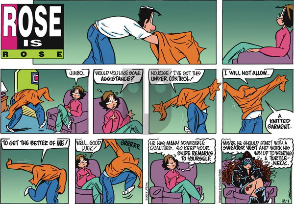Rose is Rose on Sunday December 1, 2013 Comic Strip