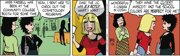 Luann on Wednesday January 23, 2013 Comic Strip