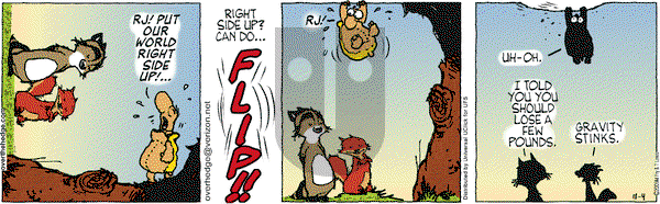 Over the Hedge on Friday November 4, 2011 Comic Strip