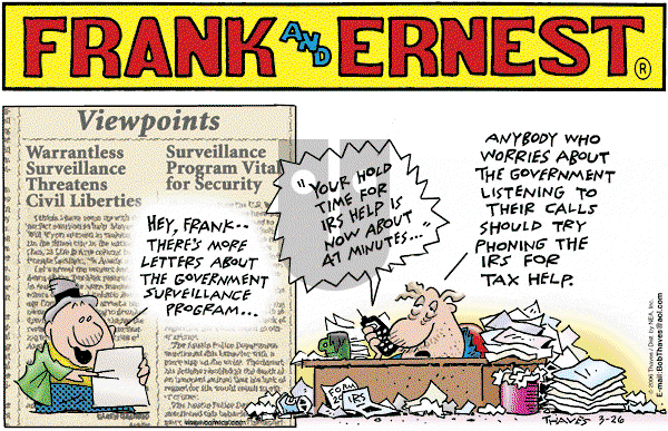 Frank and Ernest on Sunday March 26, 2006 Comic Strip