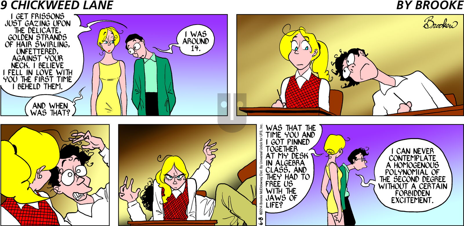 9 Chickweed Lane on Sunday June 8, 2014 Comic Strip