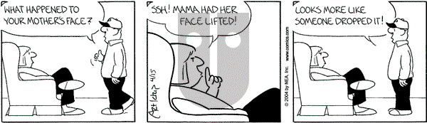 The Born Loser on Thursday April 15, 2004 Comic Strip