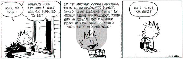 Calvin and Hobbes on Saturday October 25, 2025 Comic Strip