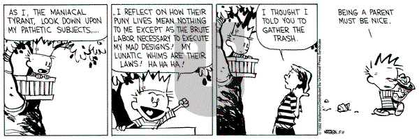Calvin and Hobbes on Monday May 11, 1992 Comic Strip