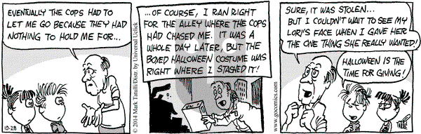 Heart of the City on Tuesday October 28, 2014 Comic Strip