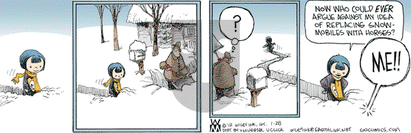Non Sequitur - Saturday January 28, 2012 Comic Strip