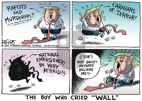 Rob Rogers on Friday January 11, 2019 Comic Strip
